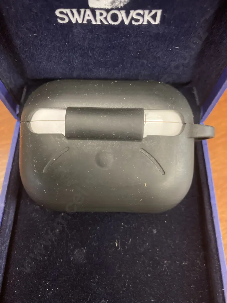Apple AirPods With Charging Case & Black Cover (Model A2190) Image 1++